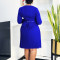 New seven quarter sleeve fashionable and elegant pleated foreign trade dress