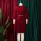 New seven quarter sleeve fashionable and elegant pleated foreign trade dress
