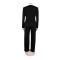 Elegant commuting contrasting color large lapel casual suit two-piece set