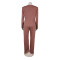 Elegant commuting contrasting color large lapel casual suit two-piece set