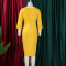 New Fashion Solid Color Hip hugging OL Thongler Pencil Skirt Dress