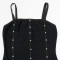 Fashionable new sexy suspender tassel wrapped hip dress women's bubble bead