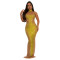 Fashionable Women's Sexy Perspective Mesh Hot Diamond Slimming Dress