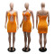 Strap sequin dress, hollow out sexy sequin short skirt, hip hugging skirt, women's clothing