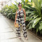 New perspective lace short V-neck sleeveless top paired with loose wide leg pants two-piece set for women