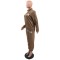 Winter New Soft, High Elasticity, Thick Embroidered Zipper Coat Library Set