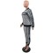 Outdoor Leisure Fashion Print Ribbed Zipper Two-Piece Set In Stock