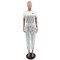 Outdoor leisure pocket embroidered embossed pants short sleeved set