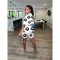 Popular Digital Printed Sets: Round-Neck Short Sleeve Shirts and Shorts for Cross-Border Summer Goods