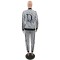 Outdoor Leisure Fashion Print Ribbed Zipper Two-Piece Set In Stock