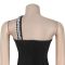 Fashionable Women's Sexy Off-Shoulder Strap Beaded Fringe Dress