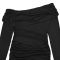 Fashionable Women's Sexy Off-Shoulder Long Sleeve Split Sleeveless Dress