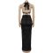 Fashionable Women's Sexy Bodycon Solid Color Tie-Up Sleeveless Dress