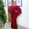 New sequin temperament commuting sequin dress party long dress evening dress women