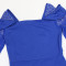 Square collar long sleeved sexy hip hugging long skirt party long dress women's foreign trade