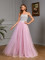 New Dress Dazzling Glitter Mesh Wedding Dress Dress Banquet Ball
