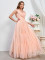 New women's V-neck sleeveless dress, solid color slim fit dress