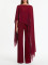 Chiffon Shawl Halloween Lightweight Cape Dance Party Fashion Leggings Two-Piece Set