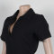 Sexy high-quality summer zipper pocket workwear jumpsuit