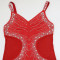 Cross border new sexy suspender V-neck long dress with slim fit and rhinestone wrapped buttocks