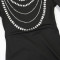New hot stamping fashionable slim fit high neck hip hugging long dress for women