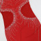 Cross border new sexy suspender V-neck long dress with slim fit and rhinestone wrapped buttocks