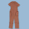 Sexy high-quality summer zipper pocket workwear jumpsuit