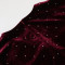 Women's sexy V-neck long sleeved rhinestone jumpsuit slim fit wide leg pants