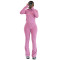 Yoga set, tight fitting quick drying fitness pocket zipper yoga suit, outdoor running sports set