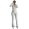 Yoga set, tight fitting quick drying fitness pocket zipper yoga suit, outdoor running sports set