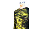 Source: Fashionable and creative wet body 3D printed finger cots, slim fit split dress