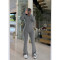 Yoga set, tight fitting quick drying fitness pocket zipper yoga suit, outdoor running sports set