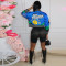 Autumn and Winter Positioned Printed Fashion Women's Baseball Jacket
