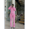 Yoga set, tight fitting quick drying fitness pocket zipper yoga suit, outdoor running sports set