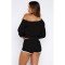 Comfortable casual slanted shoulder one shoulder strap pants set, two-piece set