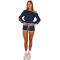 Comfortable casual slanted shoulder one shoulder strap pants set, two-piece set