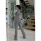 Yoga set, tight fitting quick drying fitness pocket zipper yoga suit, outdoor running sports set