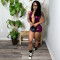 New Women's Deep V-neck Strap Up Waist Slimming Hip Lifting jumpsuit