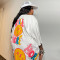 Women's Loose Medium-Length Oversized T-Shirt with New Spring/Summer Printed Short Sleeve