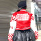 Autumn and winter double-layer threaded woolen baseball uniform with fully positioned printing