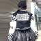 Autumn and winter double-layer threaded woolen baseball uniform with fully positioned printing