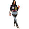 New autumn and winter double-layer threaded woolen baseball jersey with fully positioned printing