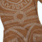 New fashionable round neck long sleeved split diamond hot stamping dress for women in foreign trade