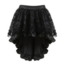 Women's Semi-Formal Evening Gowns with Irregular Color Flocking and Zippered Elastic Skirt