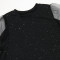 Round neck straight tribute woolen patchwork mesh dress, loose, comfortable, fashionable and casual style, children's dress
