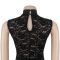 Fashionable women's sexy lace hollow slit slim fit dress