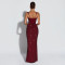 Fashionable women's sexy suspender, waist cinching strap, hip hugging dress