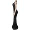 Fashionable women's sexy lace hollow slit slim fit dress