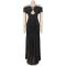 Fashionable women's sexy one shoulder high slit strapless dress