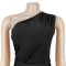 Fashionable women's temperament, solid color, elegant diagonal shoulder, hip hugging dress